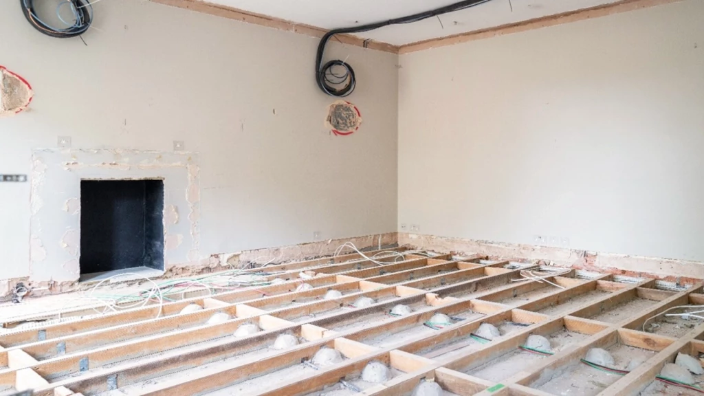 Residential construction project showing works overseen under a Design and Build contract.