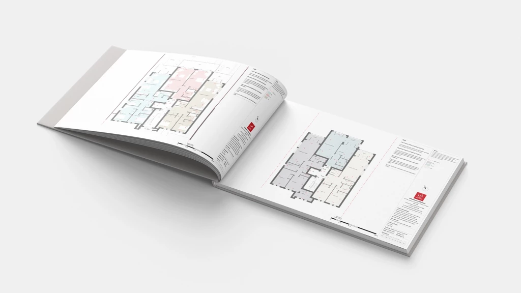 Open portfolio displaying planning drawings prepared by Urbanist Architecture for a planning application.