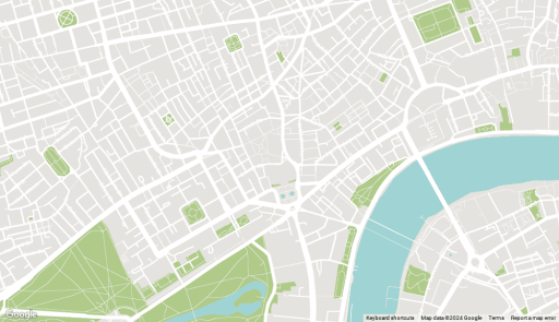 Detailed map of Central London showing key landmarks, parks, and the River Thames, highlighting the interconnected streets and neighborhoods that make up this vibrant city area.