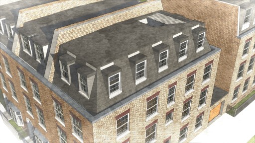 Representation of Buckingham Place SW1E