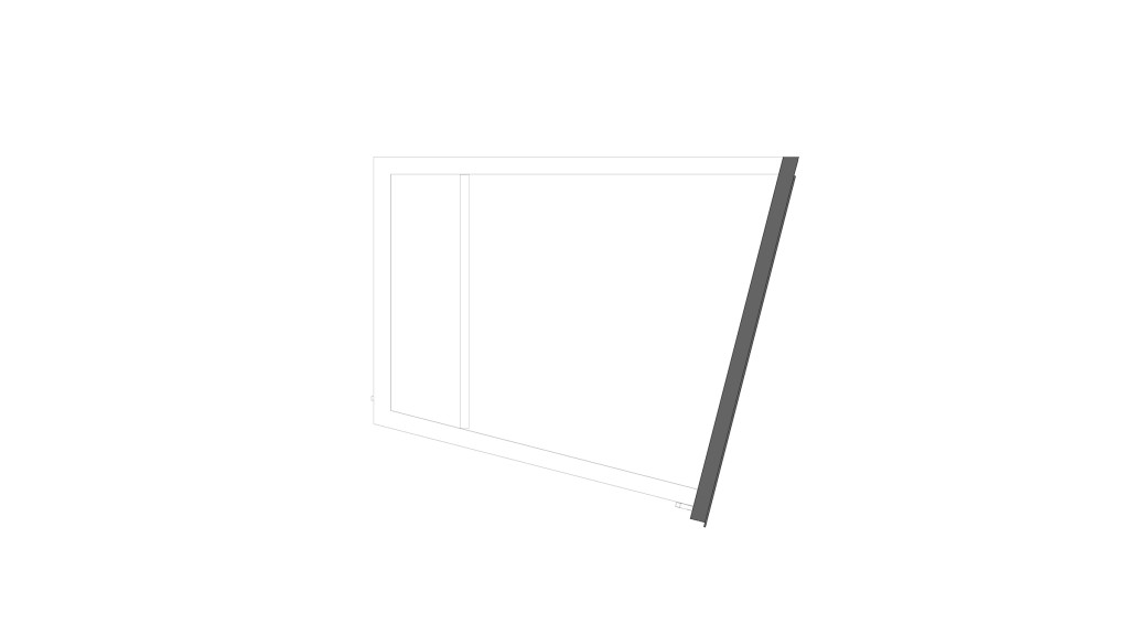 Existing second floor plan of the Henrietta Gardens N21 property in the London Borough of Enfield conservation area, illustrating the current roof level layout before the addition of the new master bedroom and ensuite proposed by Urbanist Architecture.